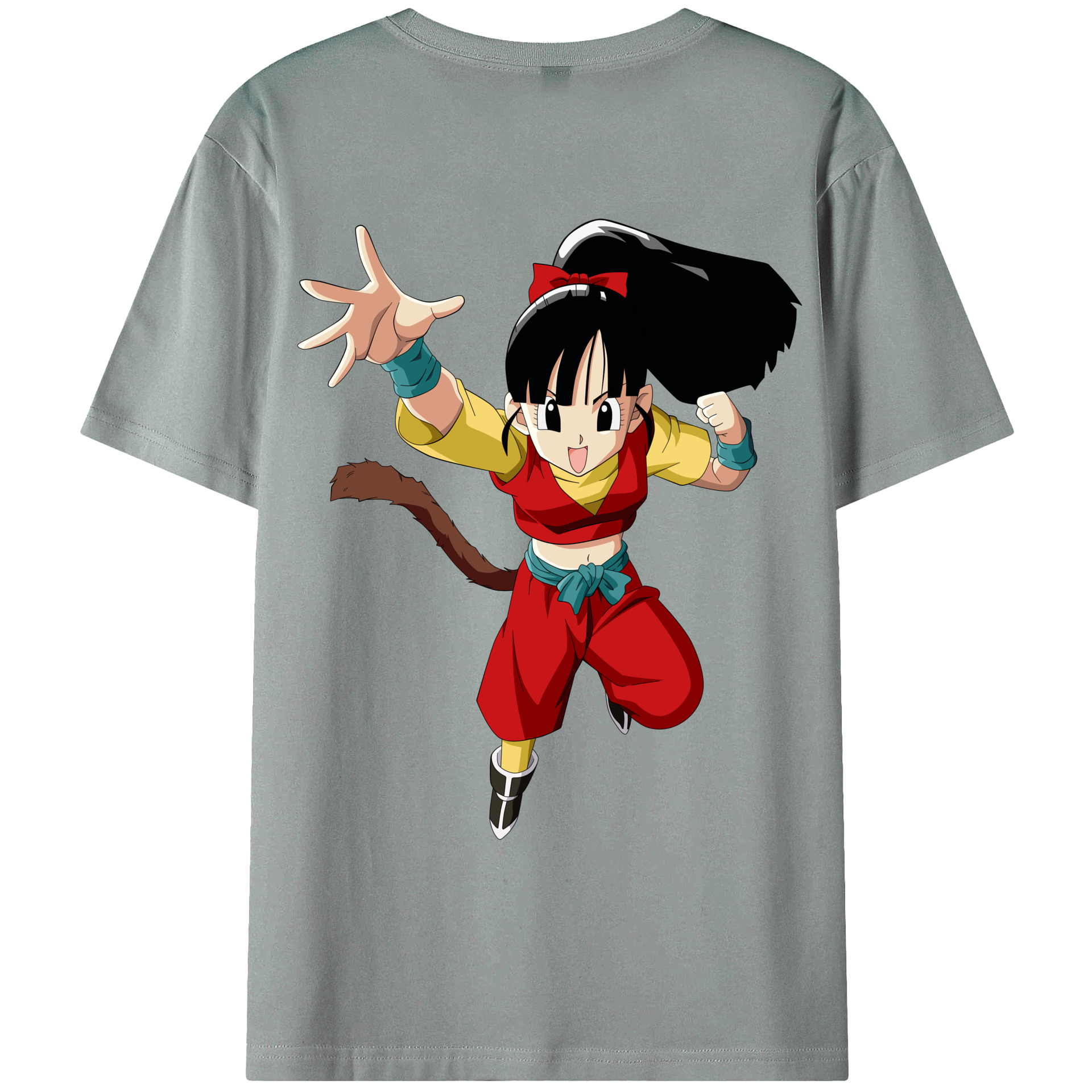 （画像用） ドラゴンボール パン DRAGON BALL Pan 綿100％ メンズ半袖Tシャツ（バックプリント） 通気性
